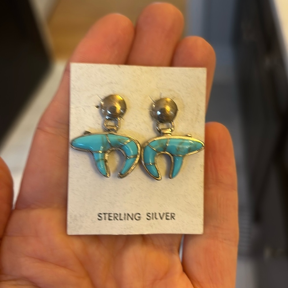 Sterling silver turquoise earrings